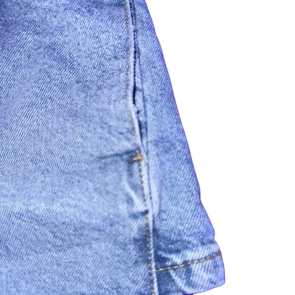 Zara Girls Denim Shorts - Size 9 (134) | Elastic Waist Blue Jean Shorts - Picture 5 of 5